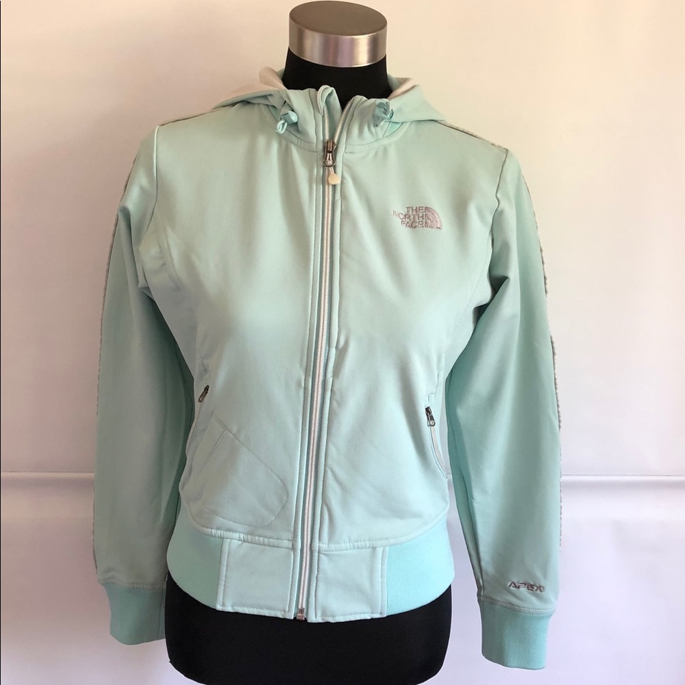 The North Face APEX Blue Full Zip Hoodie Jacket XS